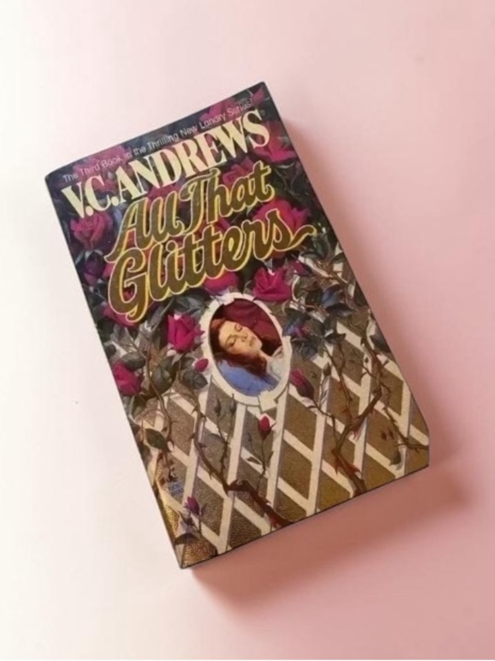 “ALL THAT GLITTERS” by Author VC Andrews Softcover Book written in 1995